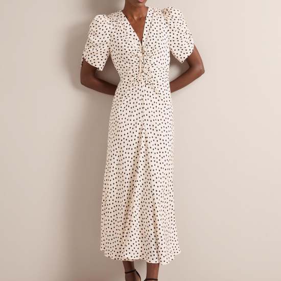 Ophelia Bias Cut Maxi Dress - ...